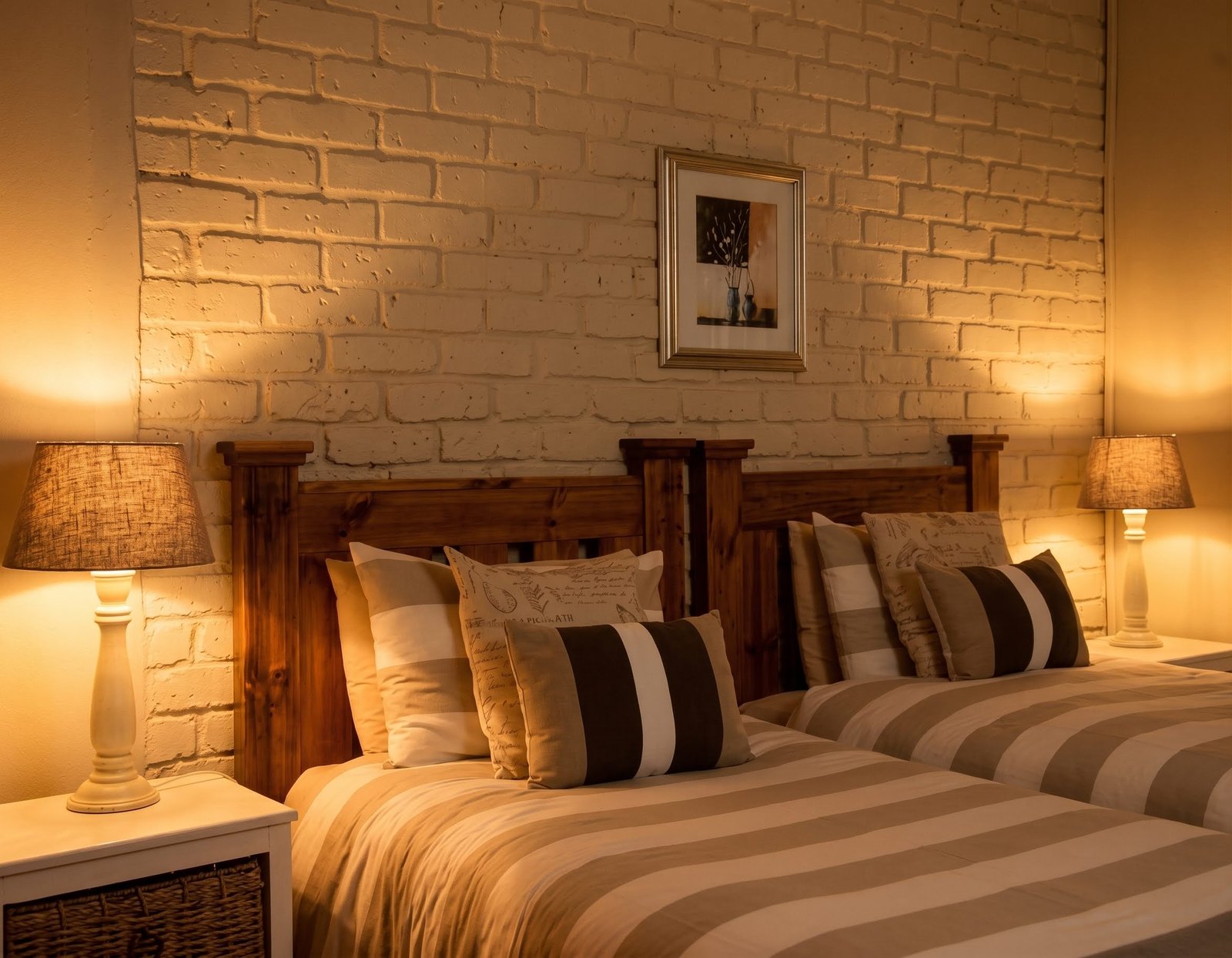 The twin bedroom at Hadeda