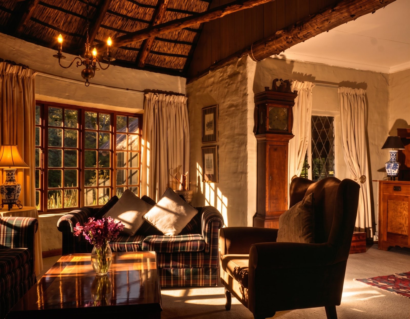 The lounge at Heron House
