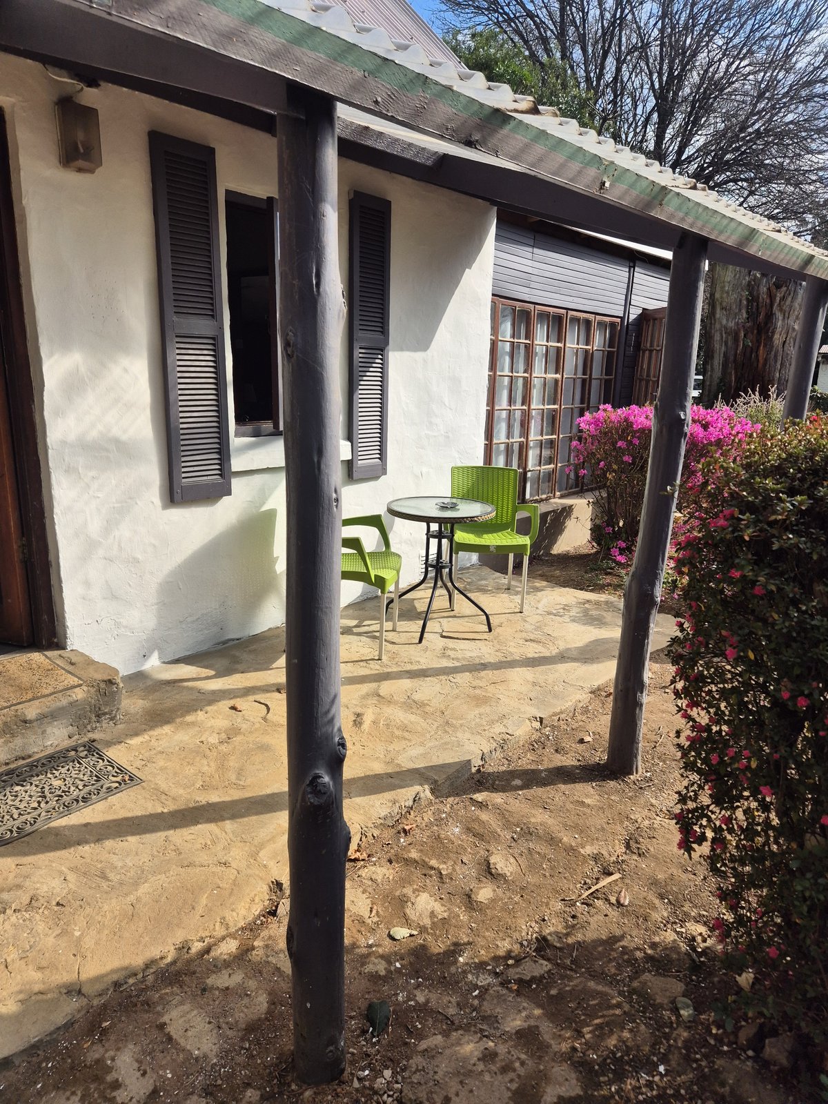 Another view of the patio at Owl