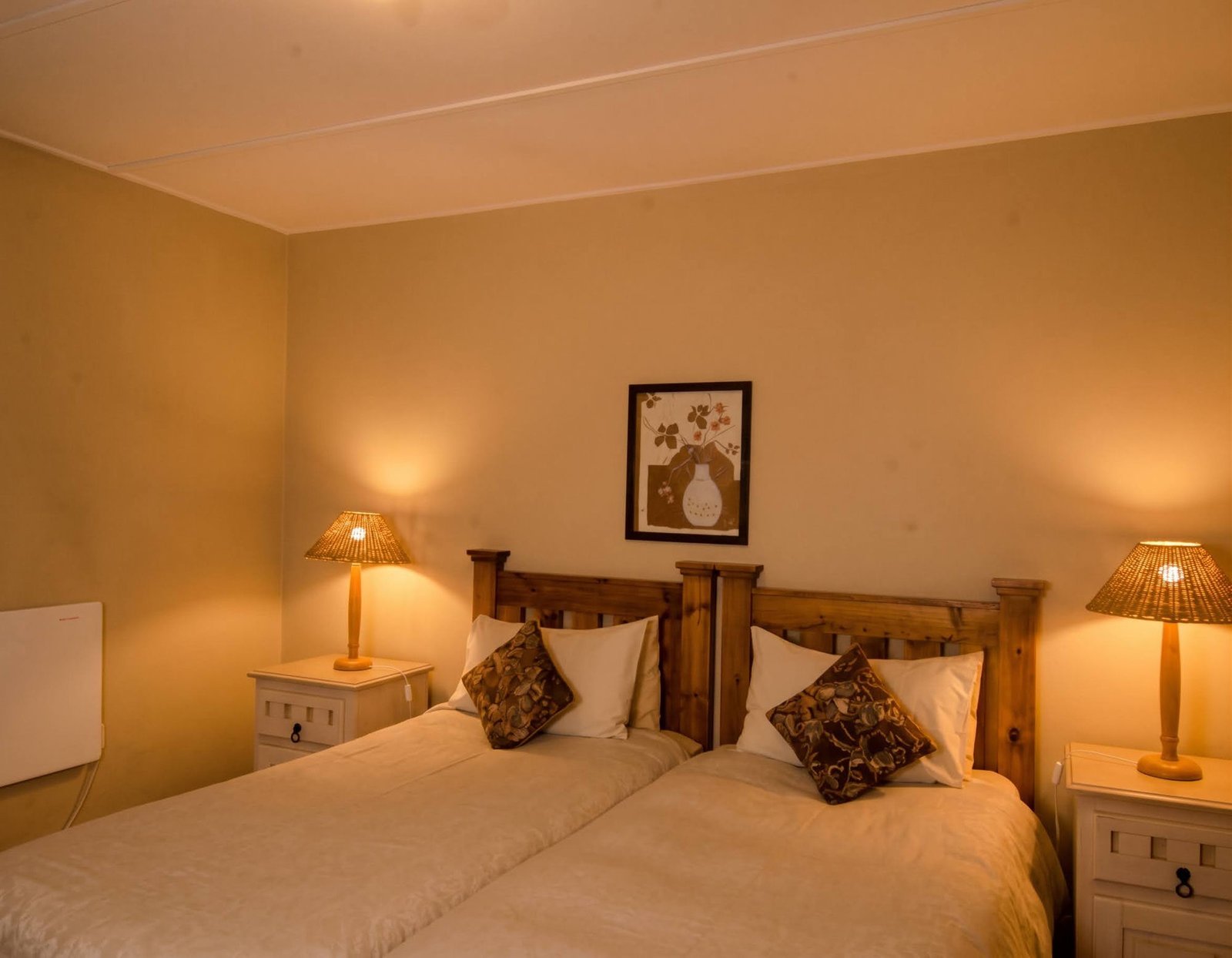 The twin room at Sunbird